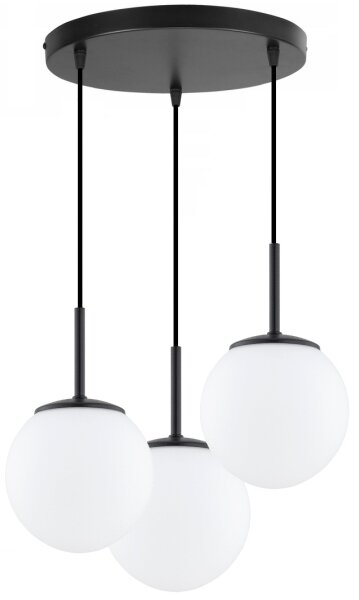 Brilagi - Lampadario su cavo MILO 3xE27/60W/230V nero