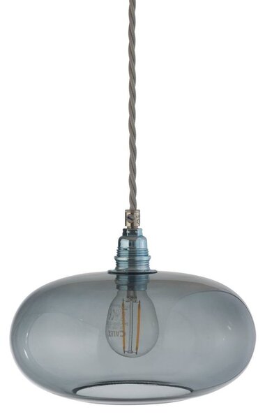 EBB & FLOW Lampada a sospensione in vetro Horizon, dimmerabile, Alluminio / Grigio / Zincato, Soggiorno / Sala da pranzo, Vetro, Scandinavo, Lampada a sospensione