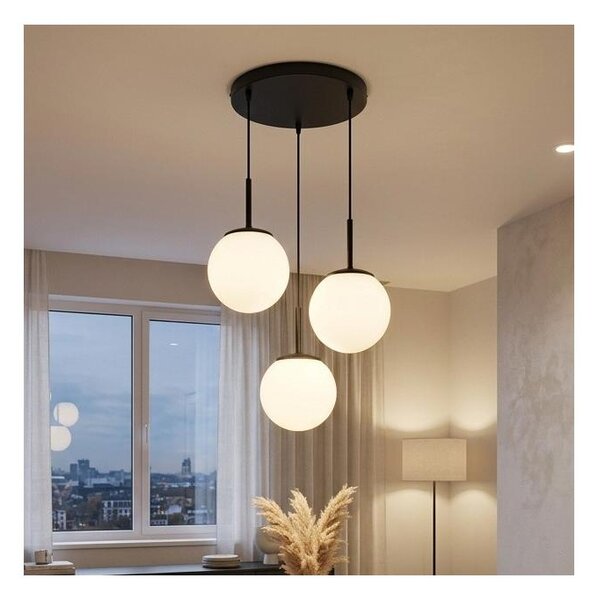 Brilagi - Lampadario su cavo MILO 3xE27/60W/230V nero