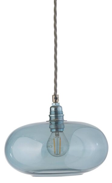 EBB & FLOW Lampada a sospensione in vetro Horizon, dimmerabile, Blu, Soggiorno / Sala da pranzo, Vetro, Scandinavo, Lampada a sospensione