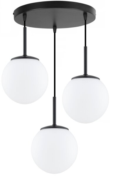 Brilagi - Lampadario su cavo MILO 3xE27/60W/230V nero