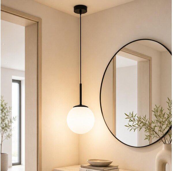 Brilagi - Lampada a sospensione con cavo MILO 1xE27/60W/230V nera