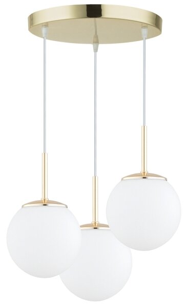 Brilagi - Lampadario sospeso con cavo MILO 3xE27/60W/230V dorato