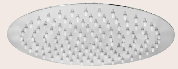 Soffione Doccia 25 cm tondo Slim 2 mm in Acciaio cromo Smart