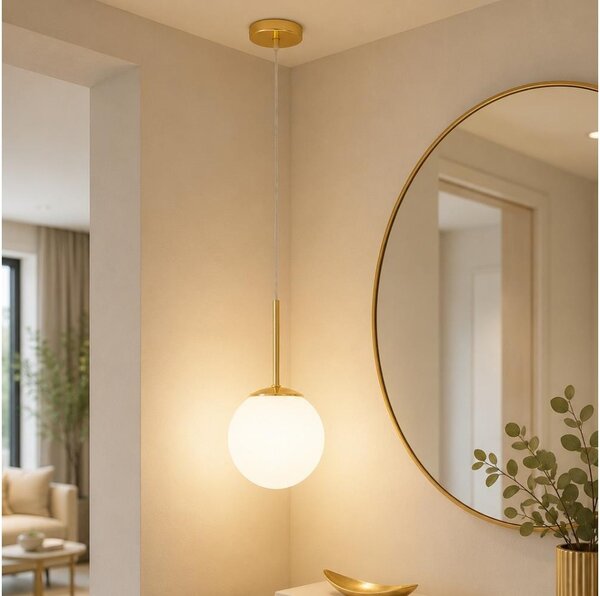 Brilagi - Lampadario a cavo MILO 1xE27/60W/230V, finitura oro