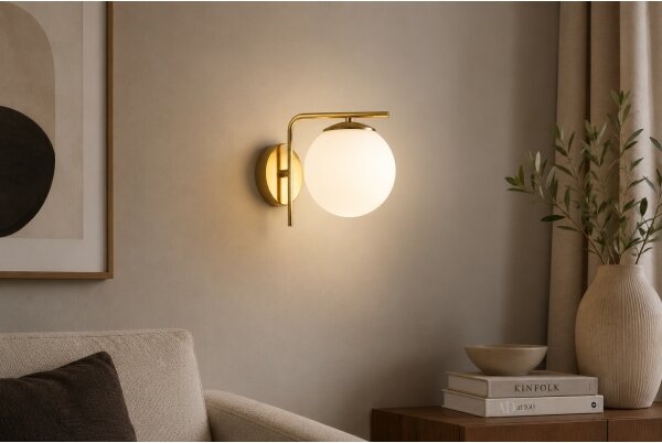 Brilagi - Lampada da parete MILO 1xE27/60W/230V dorata