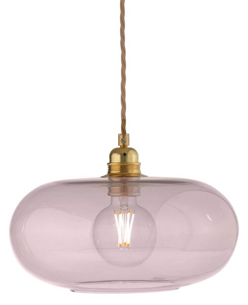 EBB & FLOW Lampada a sospensione in vetro Horizon, dimmerabile, Violetto / Fucsia / Rosa, Soggiorno / Sala da pranzo, Vetro, Scandinavo, Lampada a sospensione