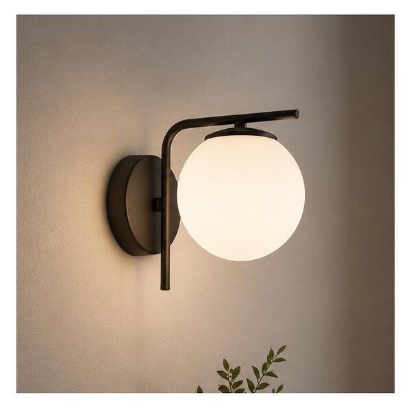 Brilagi - Lampada da parete MILO 1xE27/60W/230V nera