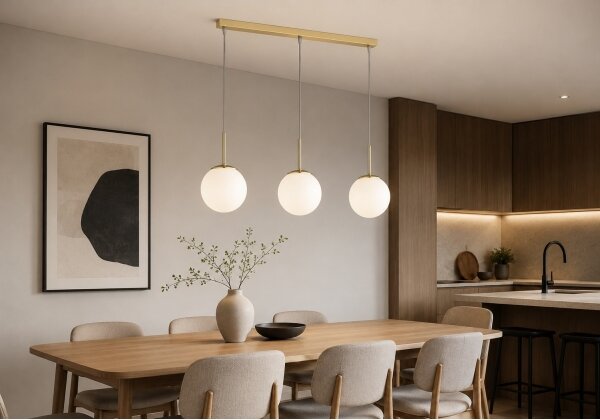 Brilagi - Lampadario a cavo MILO 3xE27/60W/230V oro
