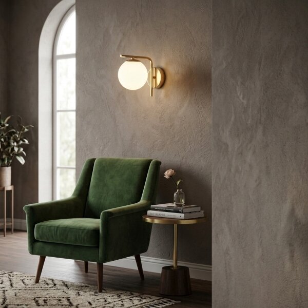 Brilagi - Lampada da parete MILO 1xE27/60W/230V dorata