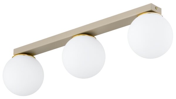 Brilagi - Faretto MILO 3xE27/60W/230V beige/oro
