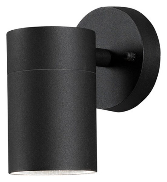 Konstsmide Modena Big Lampada da parete in alluminio laccato nero con vetro trasparente
