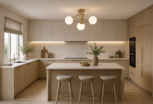 Brilagi - Lampadario a plafone MILO 3xE27/60W/230V oro