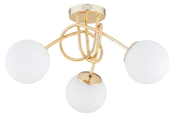Brilagi - Lampadario a plafone MILO 3xE27/60W/230V oro