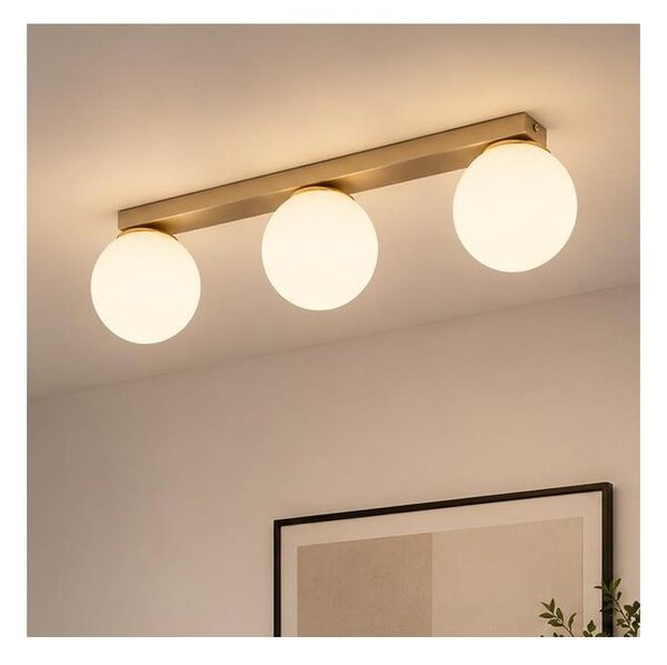 Brilagi - Faretto MILO 3xE27/60W/230V beige/oro