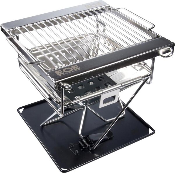 EOE - Eifel Outdoor Equipment - Sollig XS - Ciotola per il fuoco e griglia - pieghevole - 18cm