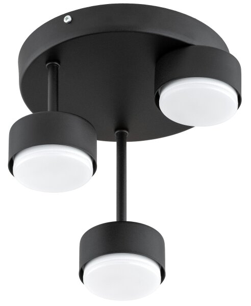 Brilagi - Plafoniera LED MONO da soffitto 3xGX53/30W/230V, nero