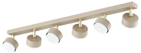 Brilagi - Faretto LED MONO 6xGX53/30W/230V beige/dorato