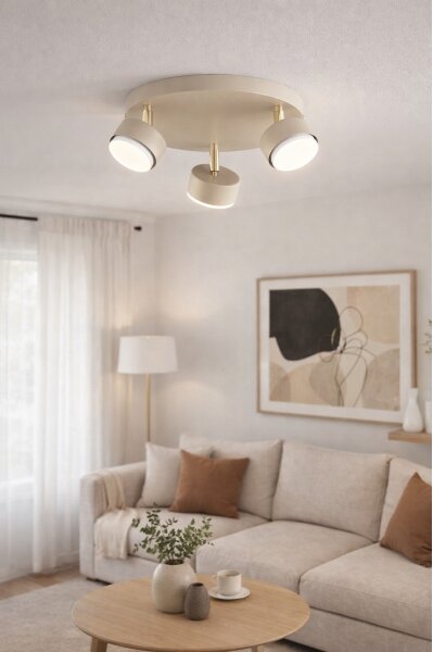 Brilagi - Faretto LED MONO 3xGX53/30W/230V beige/dorato