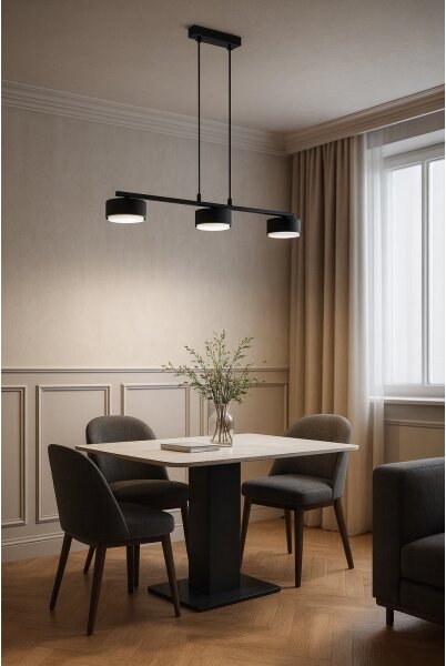 Brilagi - Lampada a sospensione LED su cavo MONO 3xGX53/30W/230V nero