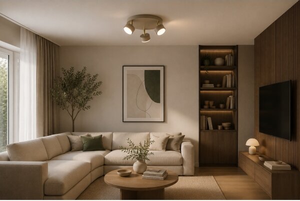 Brilagi - Faretto LED MONO 3xGX53/30W/230V beige/dorato