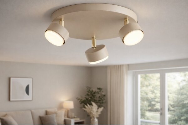 Brilagi - Faretto LED MONO 3xGX53/30W/230V beige/dorato