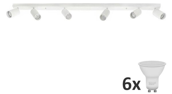 Faretto LED ANGIE 6x GU10/6W/230V bianco