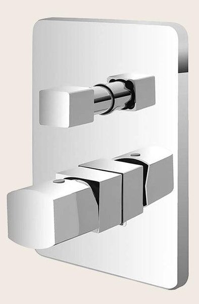 Miscelatore doccia incasso con deviatore cromo Lotus