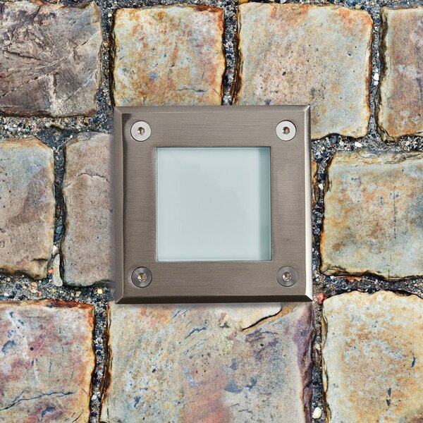 FARO BARCELONA Faretto da incasso per pavimento LED-18, IP67 LED-18, Alluminio / Grigio / Zincato, Alluminio, Moderno, Faretto da incasso da terra