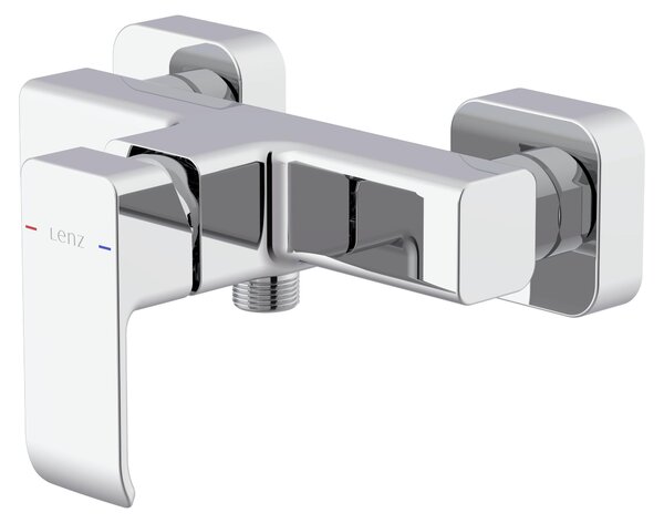 Miscelatore monocomando con finitura cromata