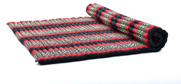 Tappetino da pavimento thailandese Leewadee, extra largo, 190 x 145 cm, in fibra di kapok, per 2 persone