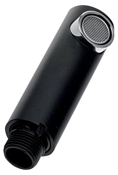 Sapho Doccetta estraibile per miscelatore da lavello 1/2", nero opaco