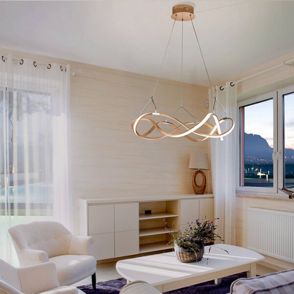 Schuller Valencia Lampada a sospensione Molly, Cromo / Argento, Cucina, Alluminio, Moderno, Lampada a sospensione