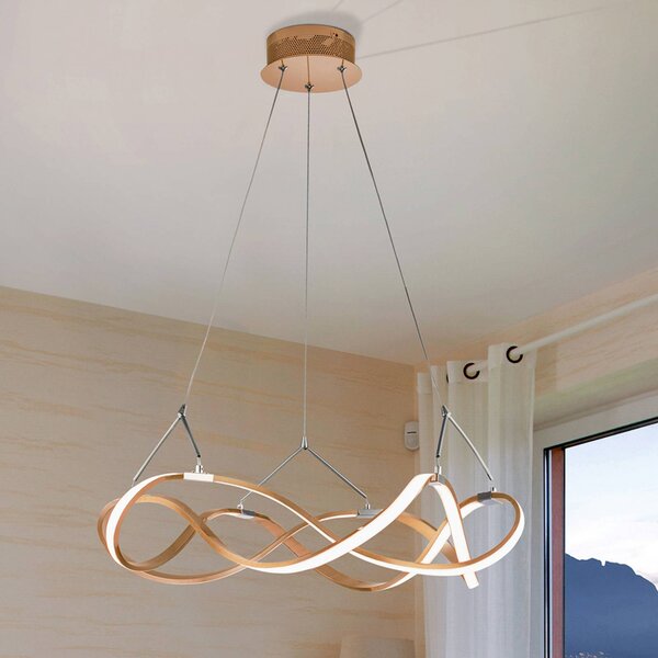 Schuller Valencia Lampada a sospensione Molly, Cromo / Argento, Cucina, Alluminio, Moderno, Lampada a sospensione
