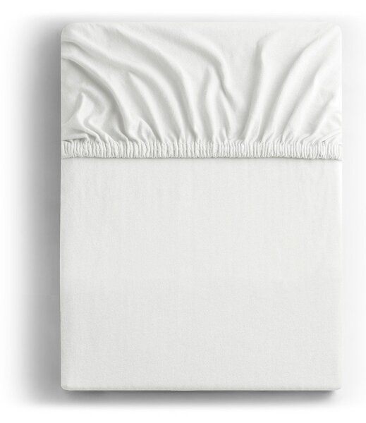 Lenzuolo con angoli bianco in jersey 120x200 cm Amber – Restilo