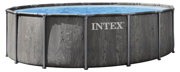 INTEX 26742GS - Piscina da giardino con telaio Greywood Prism (457x122 cm)