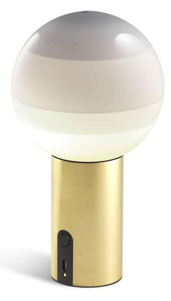 Lampade da tavolo MARSET, Dipping Light, dimmerabile, Bianco, Soggiorno, Vetro, Design
