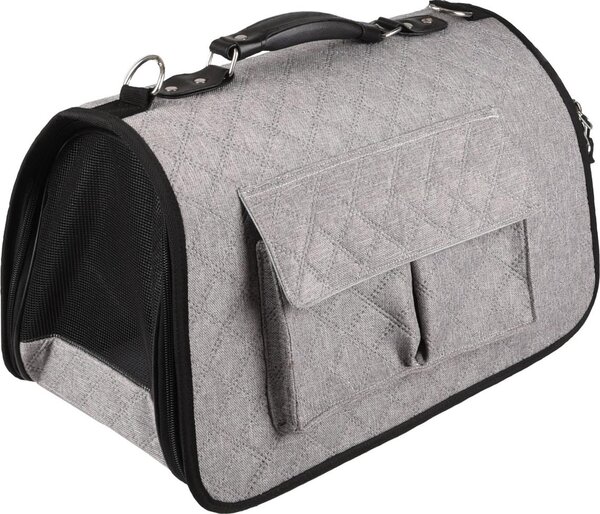 FLAMINGO Borsa per animali domestici Amy Grey 45×21×28 cm