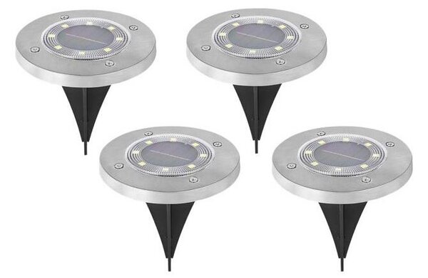 Set da 4 lampade solari a LED CLAVO LED/1xAAA 4000K IP44 300 mAh