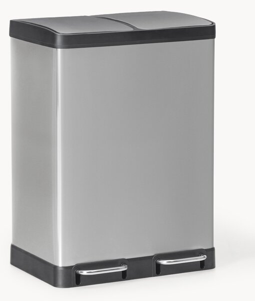 Pattumiera con funzione pedale Rafa, 2 x 30 L