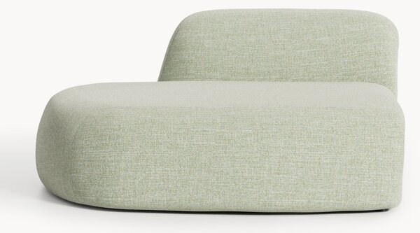 Chaise lounge in bouclé Wolke