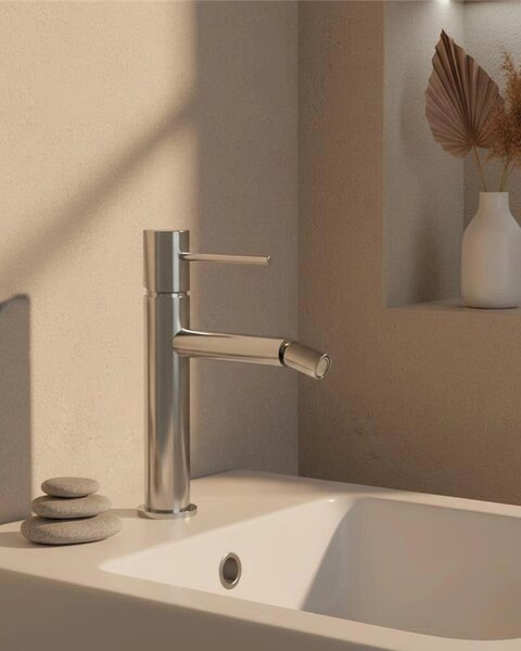 Rubinetto bidet monocomando cromo Hidden
