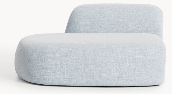 Chaise lounge in bouclé Wolke