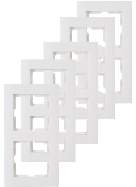 Cornice Kopp Kopp 5x a doppia copertura - bianco chiaro
