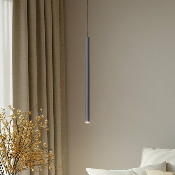 Lampada a sospensione Sopel 1 SIGMA, dimmerabile, Nero, Soggiorno / Sala da pranzo, Metallo, Moderno, Lampada a sospensione