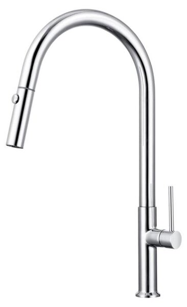 SAT miscelatore da cucina con canna a molla, 2 funzioni, cromo SATBSD288