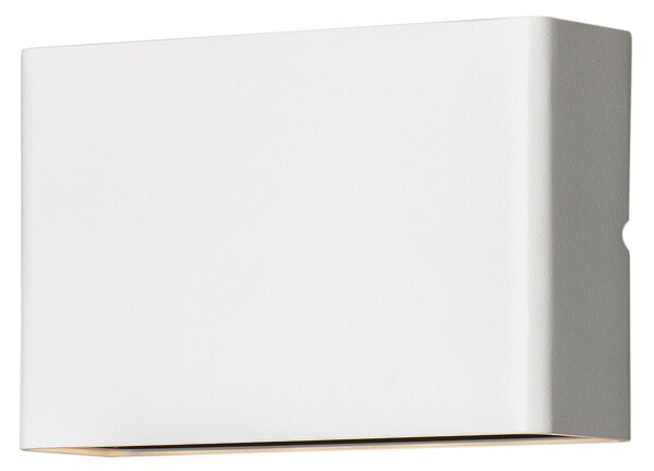 Applique Konstsmide Chieri LED 2x4 bianca, 3000K, 800lm, 8x1W, 240V, alluminio/vetro acrilico, 7865-250