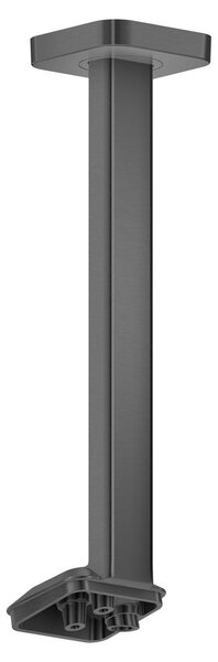 AXOR ShowerSphere, attacco a soffitto da 300 mm per doccetta a soffitto, modello 1jet, finitura cromo nero spazzolato