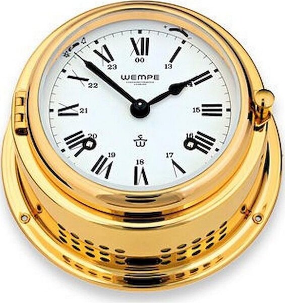 Wempe - CW310007 - Orologio da tavolo - 150 mm - Ottone - Numeri romani - BREMEN II