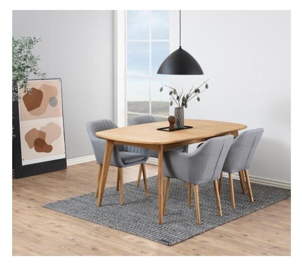 Tavolo da pranzo pieghevole in rovere 180x102 cm Marte - Actona